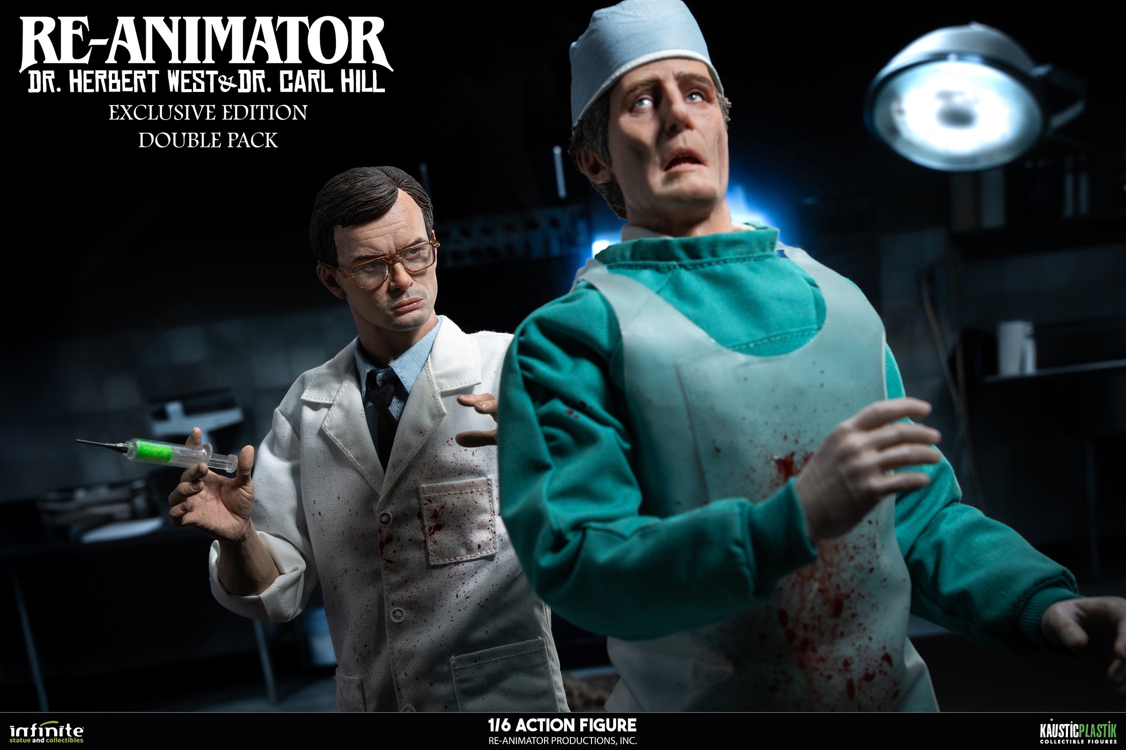 Re-Animator Doctor Herbert West & Doctor Carl Hill Sixth Scale Figure Set  (Prototype Shown) View 8