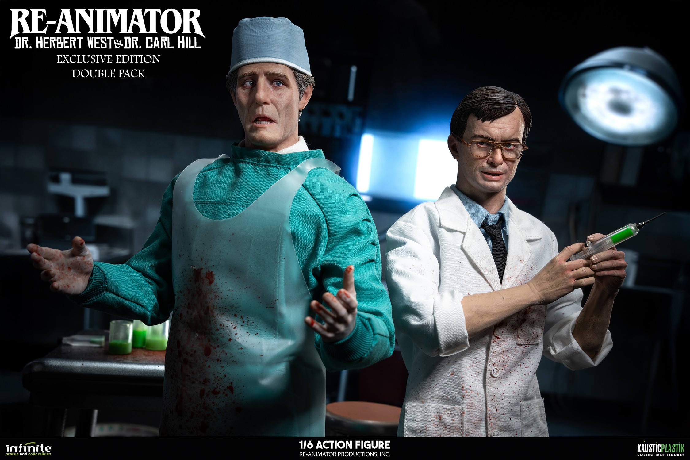 Re-Animator Doctor Herbert West & Doctor Carl Hill Sixth Scale Figure Set  (Prototype Shown) View 9