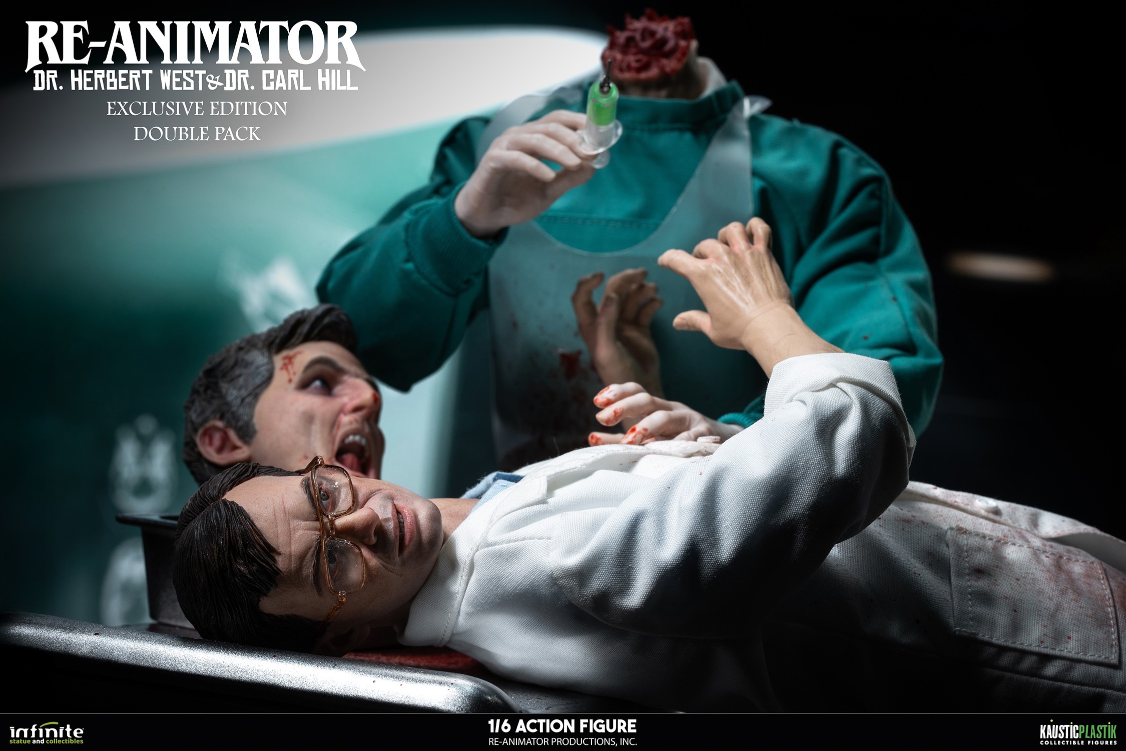 Re-Animator Doctor Herbert West & Doctor Carl Hill Sixth Scale Figure Set  (Prototype Shown) View 10