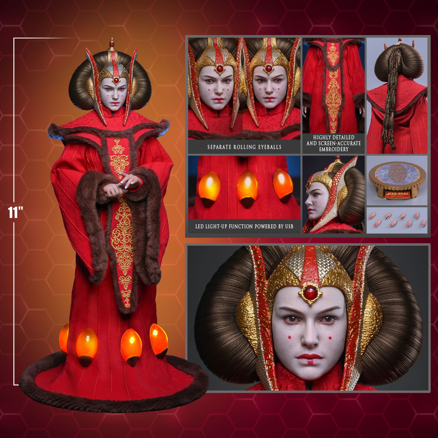 Queen Amidala Sixth Scale Figure by Hot Toys | Sideshow Collectibles