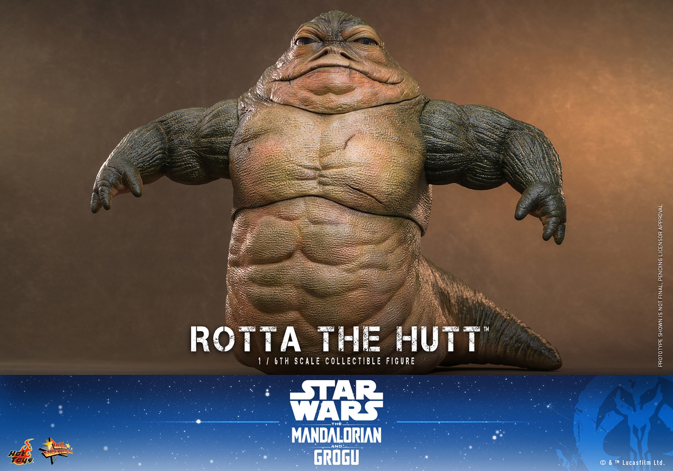 Star Wars Rotta The Hutt™ Sixth Scale Figure  (Prototype Shown) View 4