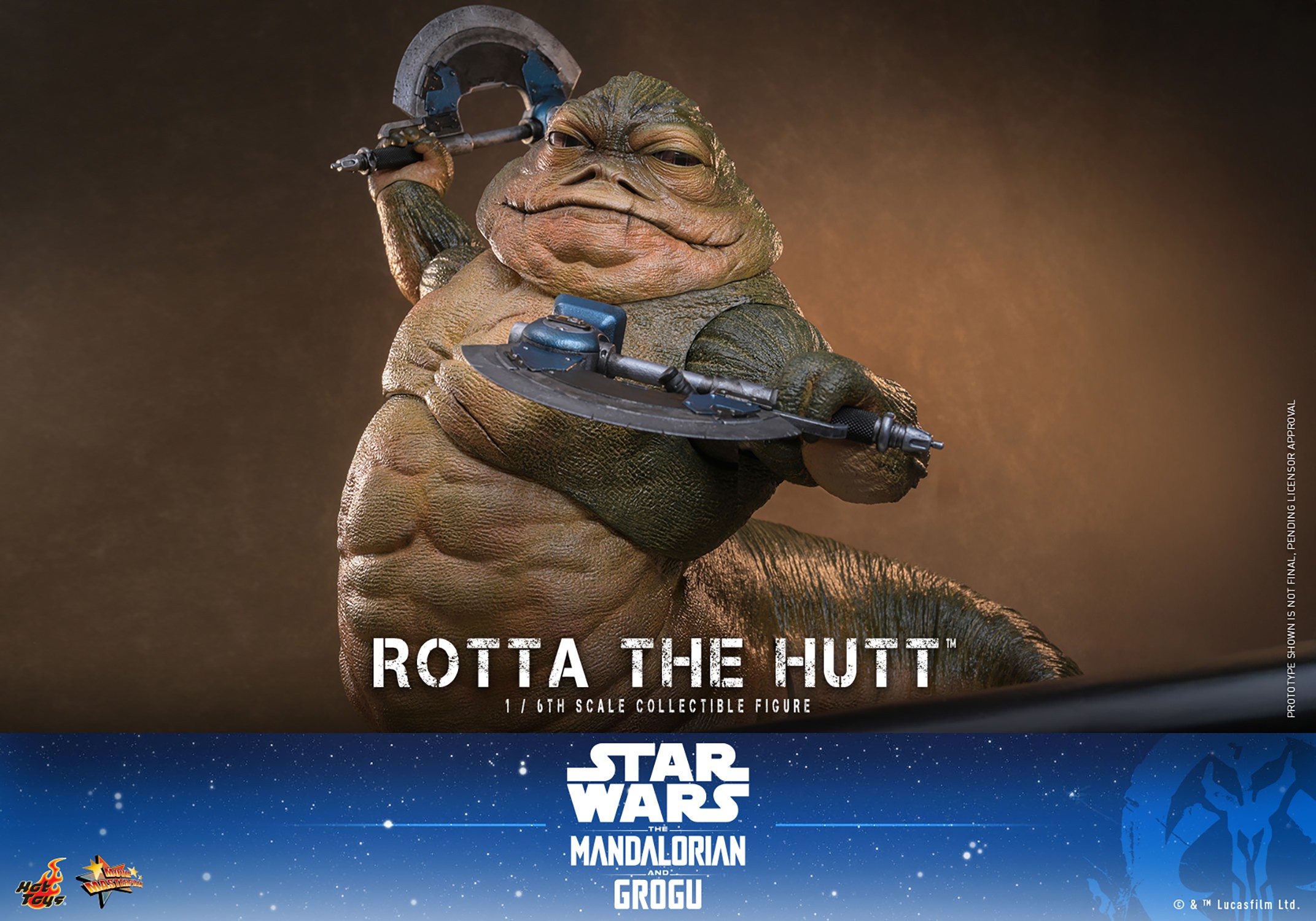 Star Wars Rotta The Hutt™ Sixth Scale Figure  (Prototype Shown) View 5