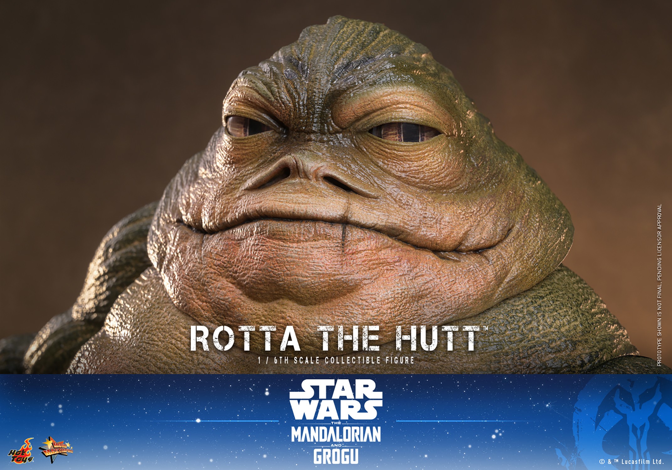 Star Wars Rotta The Hutt™ Sixth Scale Figure  (Prototype Shown) View 6
