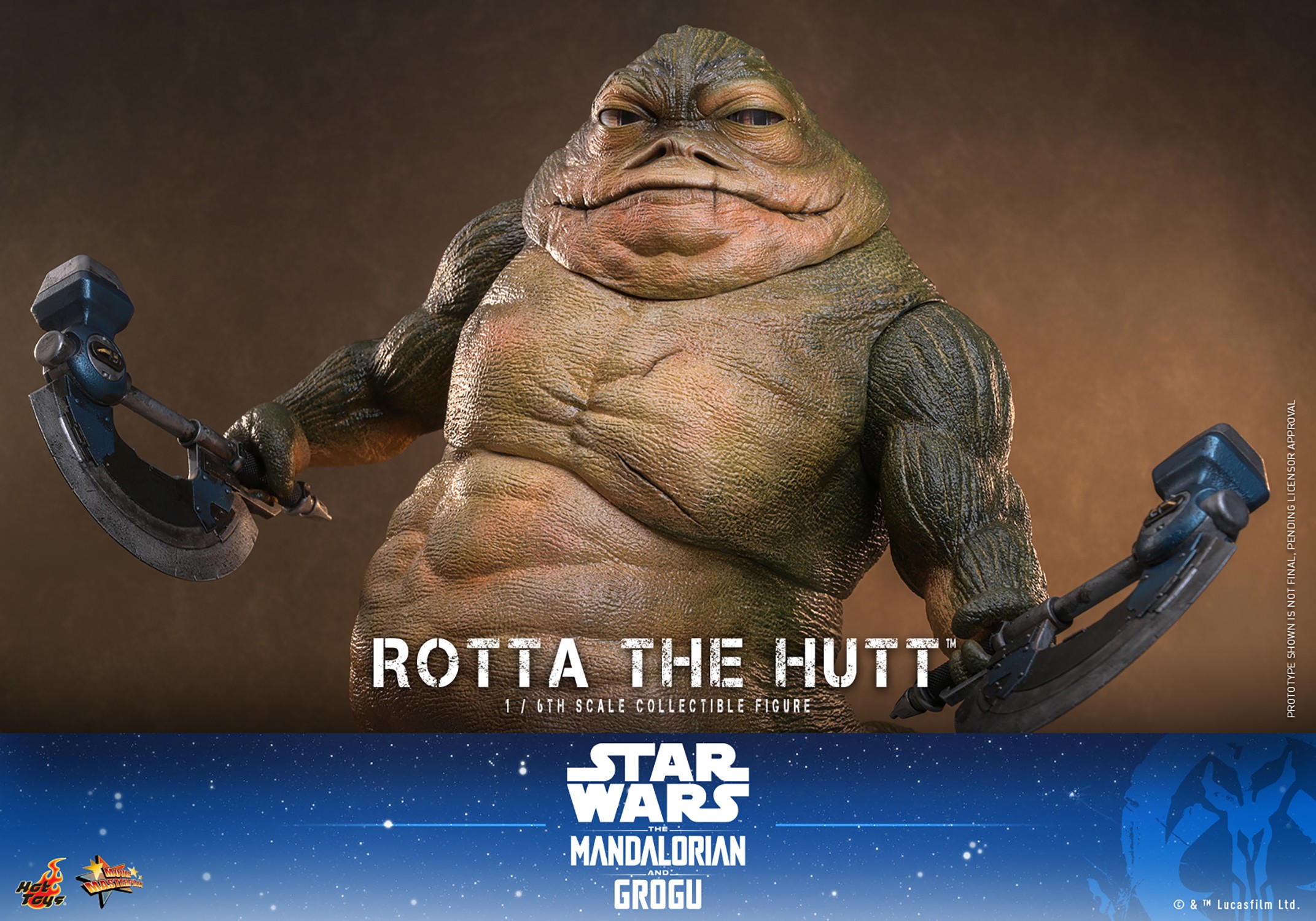 Star Wars Rotta The Hutt™ Sixth Scale Figure  (Prototype Shown) View 8