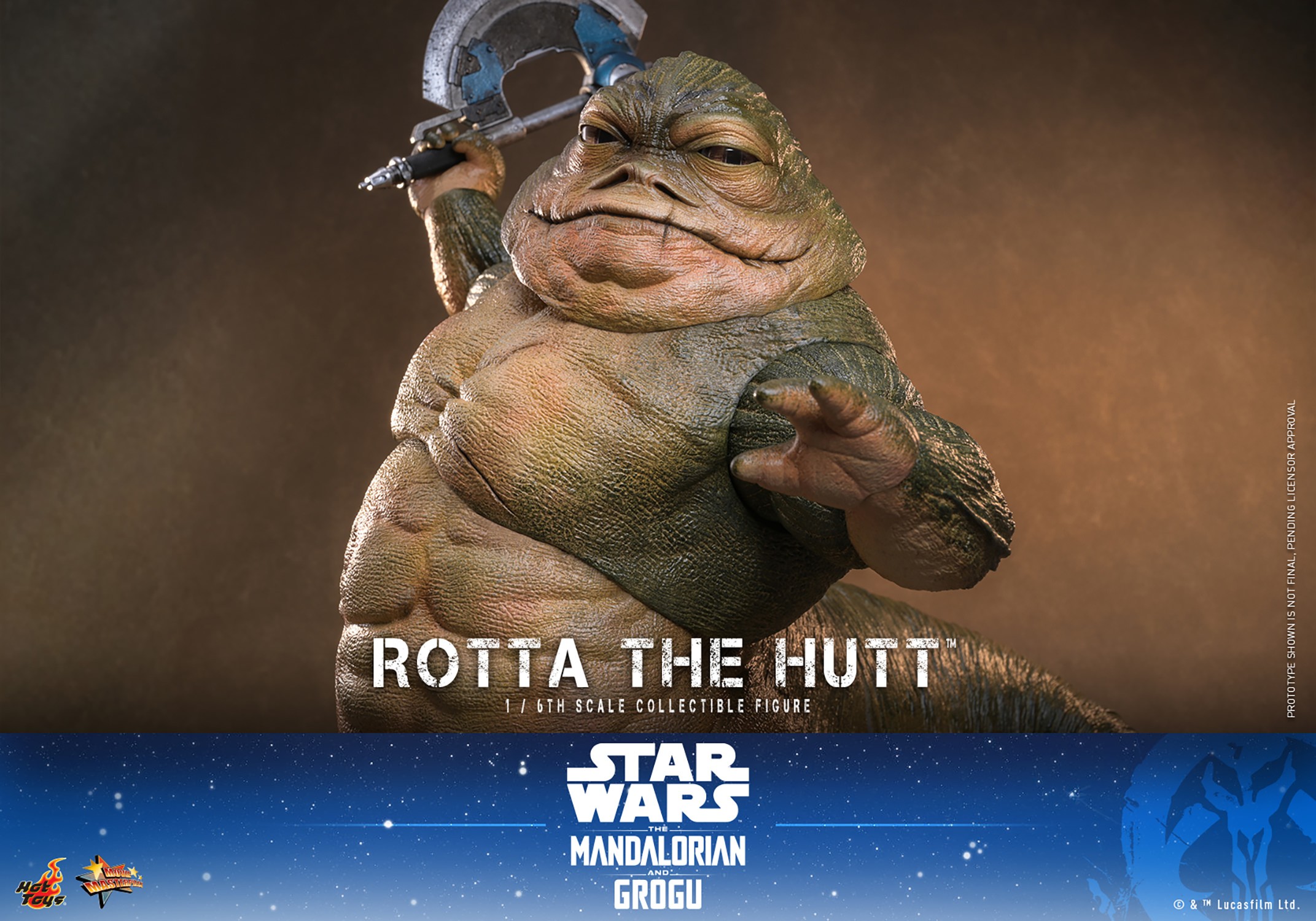 Star Wars Rotta The Hutt™ Sixth Scale Figure  (Prototype Shown) View 9