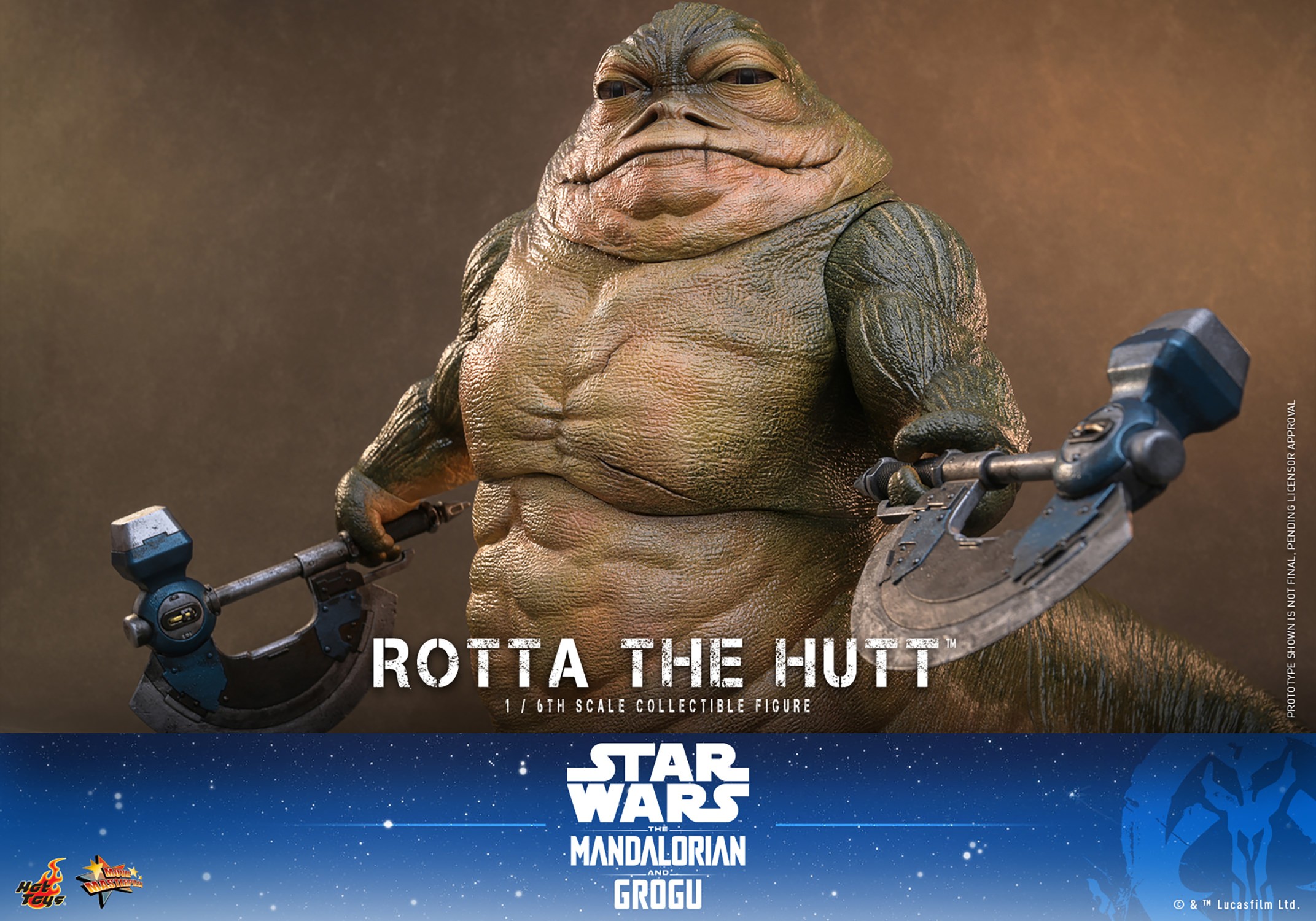Star Wars Rotta The Hutt™ Sixth Scale Figure  (Prototype Shown) View 10