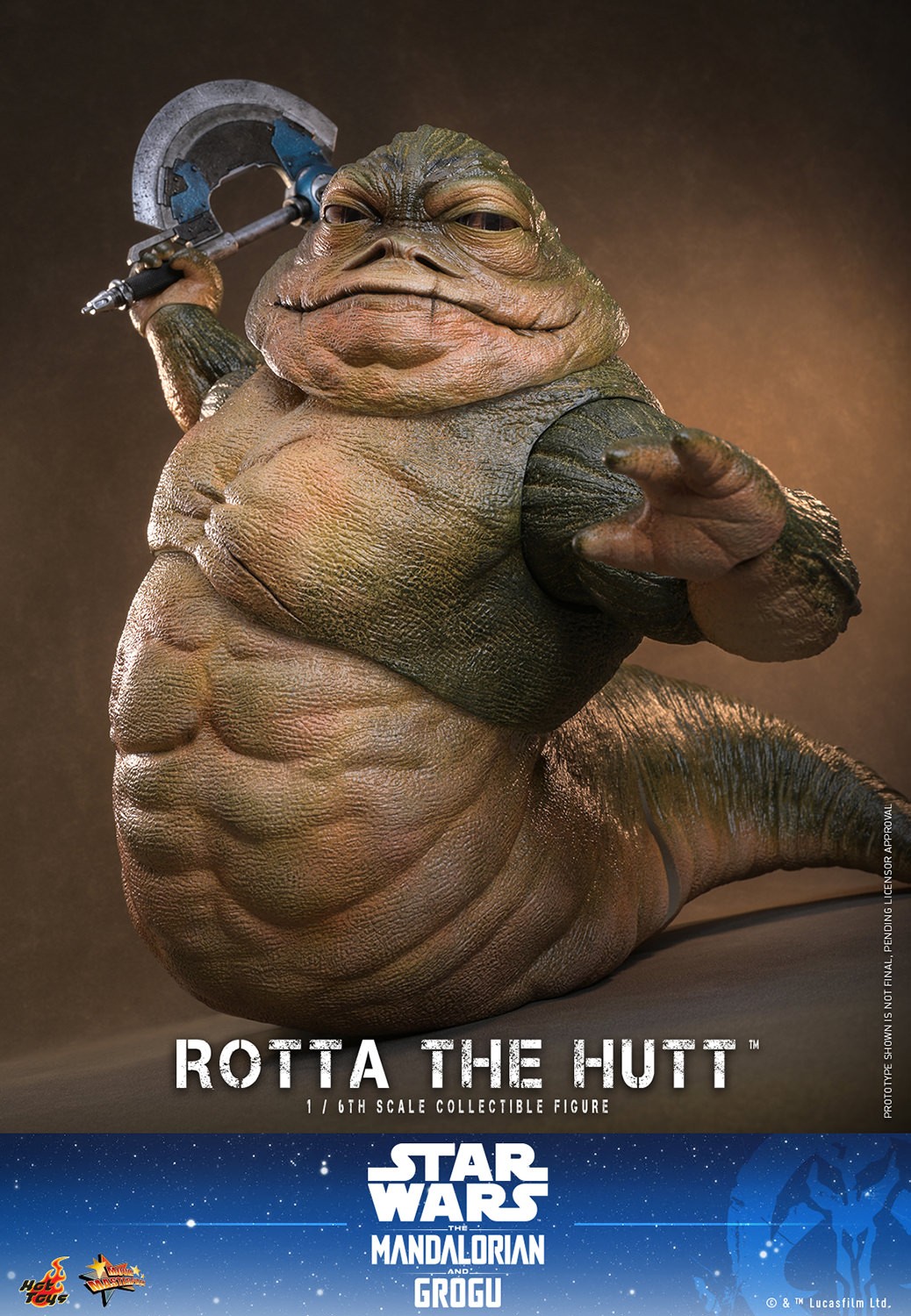 Star Wars Rotta The Hutt™ Sixth Scale Figure  (Prototype Shown) View 11