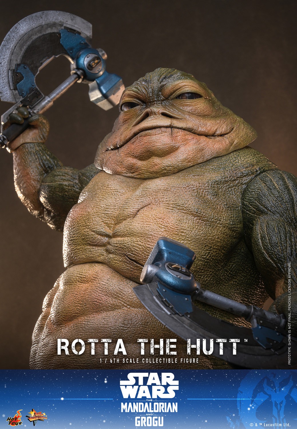 Star Wars Rotta The Hutt™ Sixth Scale Figure  (Prototype Shown) View 12