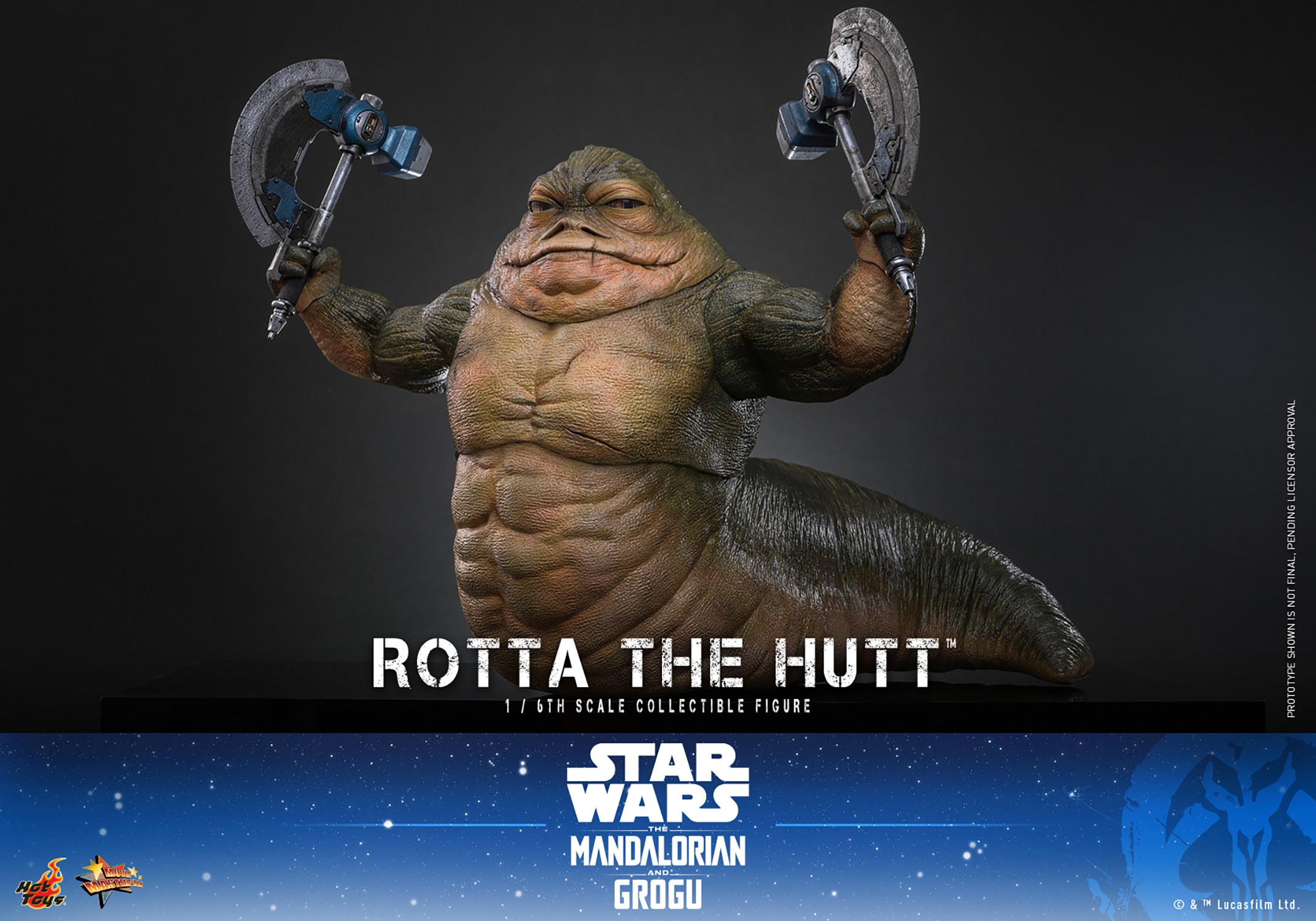 Star Wars Rotta The Hutt™ Sixth Scale Figure  (Prototype Shown) View 13