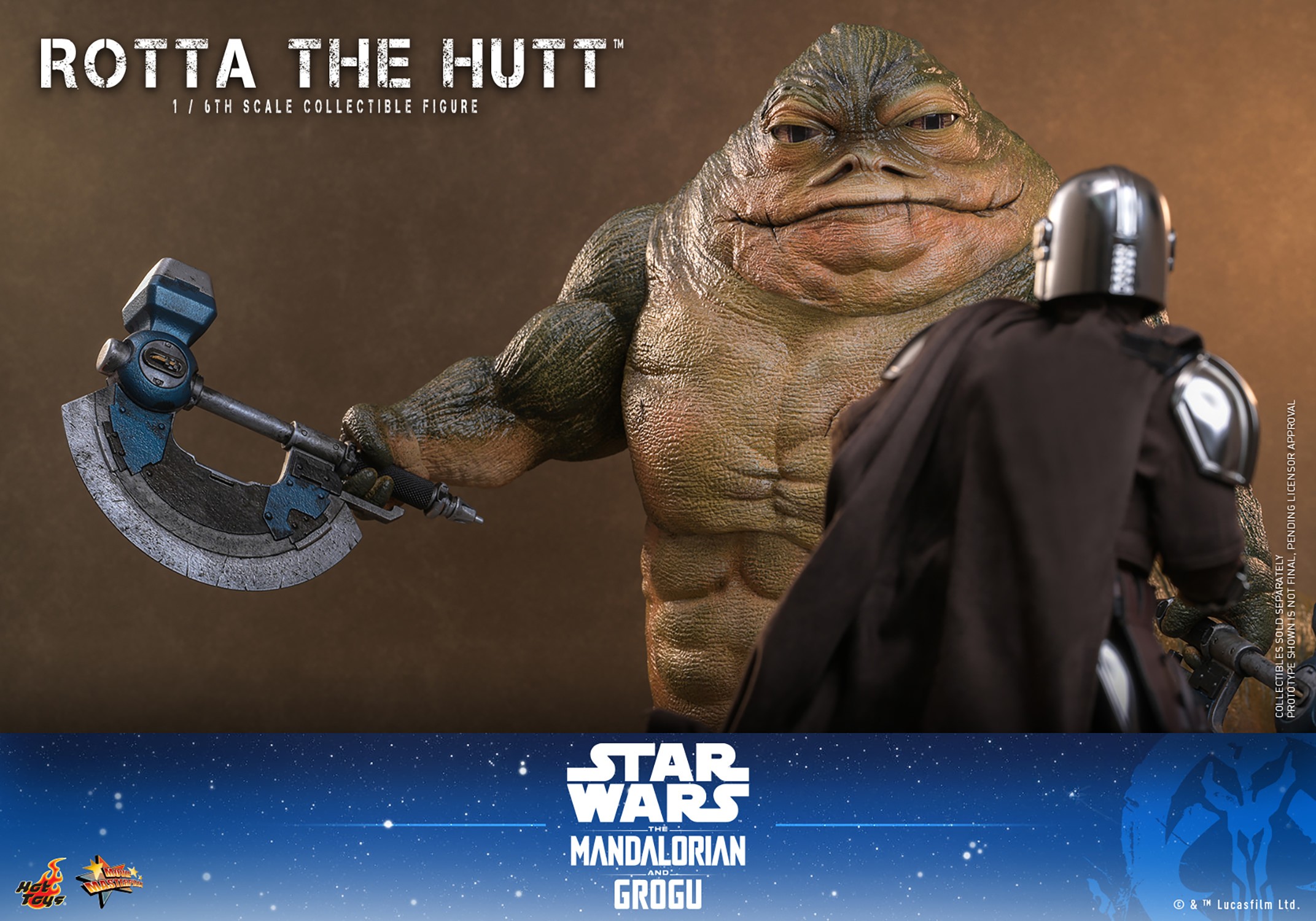 Star Wars Rotta The Hutt™ Sixth Scale Figure  (Prototype Shown) View 14