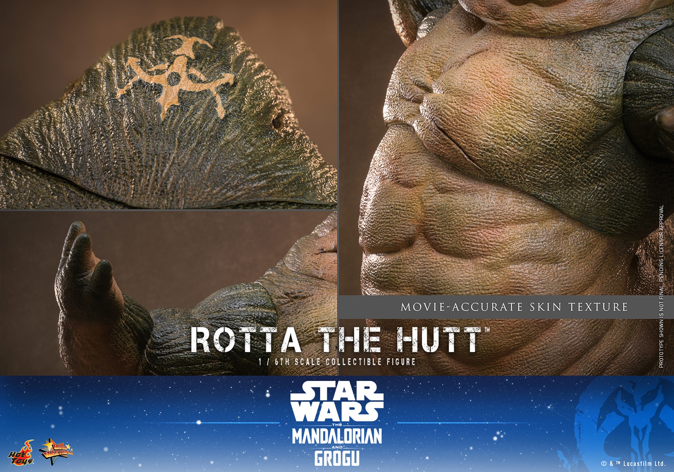 Rotta The Hutt™ Sixth Scale Figure by Hot Toys | Sideshow Collectibles