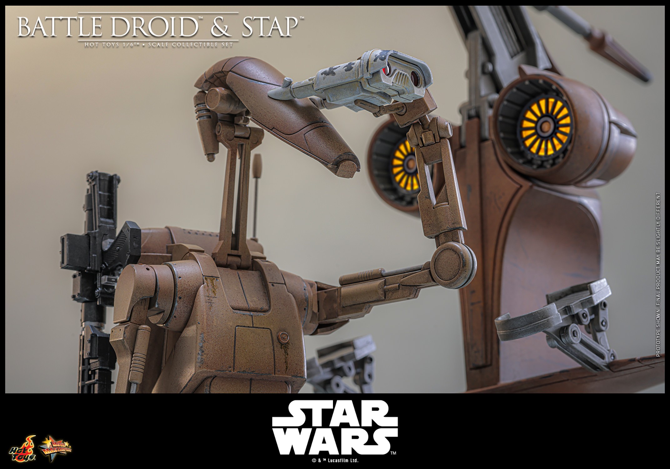 Battle Droid and STAP™ Sixth Scale Figure Set by Hot Toys