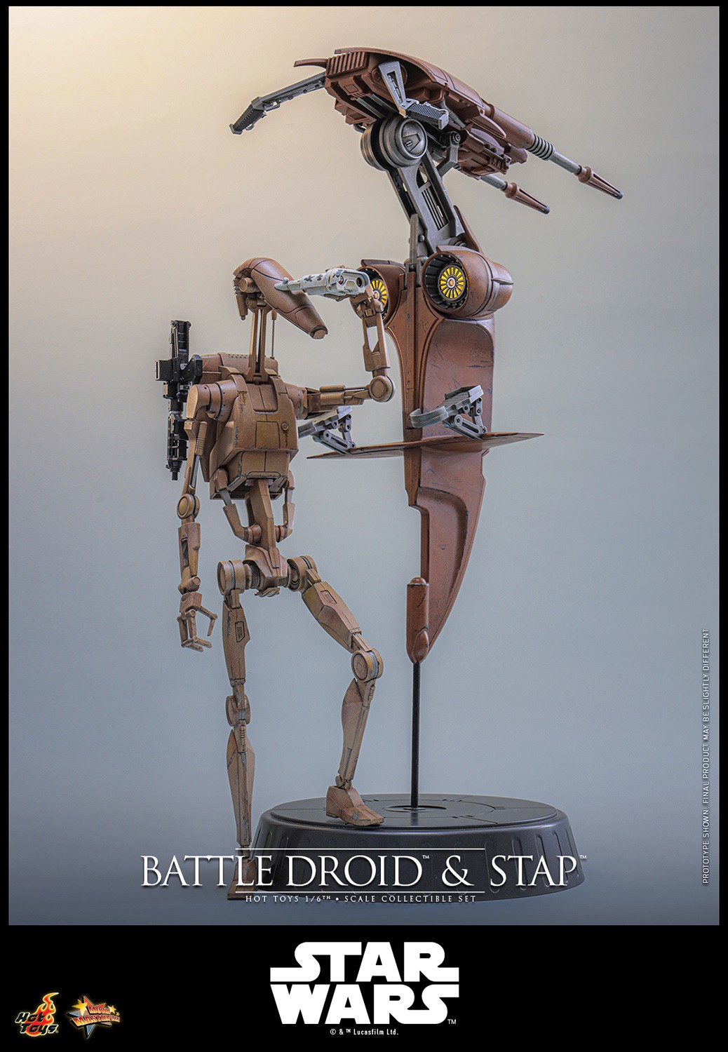 Battle Droid and STAP™ Sixth Scale Figure Set by Hot Toys