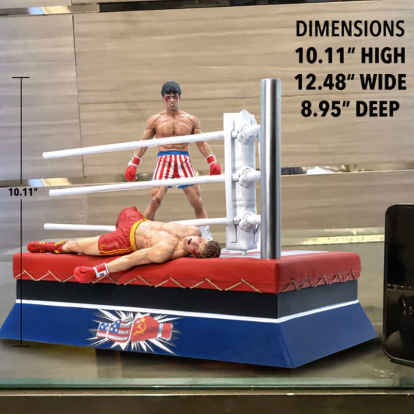 Rocky Rocky Over Drago: Through the Ropes 1:10 Scale Statue  (Prototype Shown) View 2