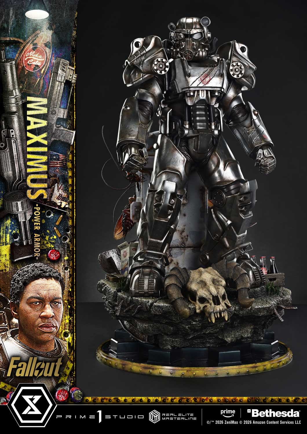 Fallout Maximus Power Armor Quarter Scale Statue  Collector Edition (Prototype Shown) View 8