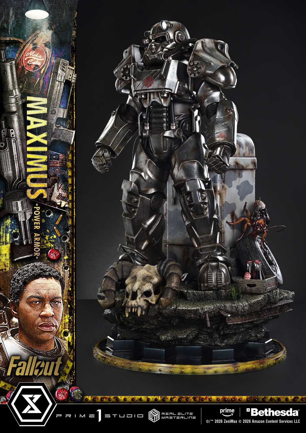 Fallout Maximus Power Armor Quarter Scale Statue  Collector Edition (Prototype Shown) View 9