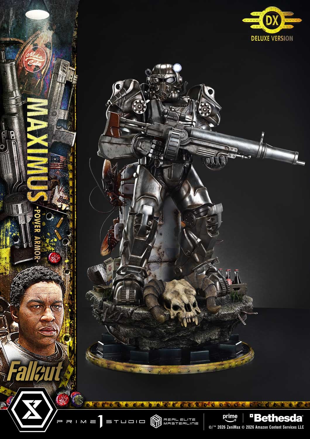 Fallout Maximus Power Armor (Deluxe Version) Quarter Scale Statue  (Prototype Shown) View 10