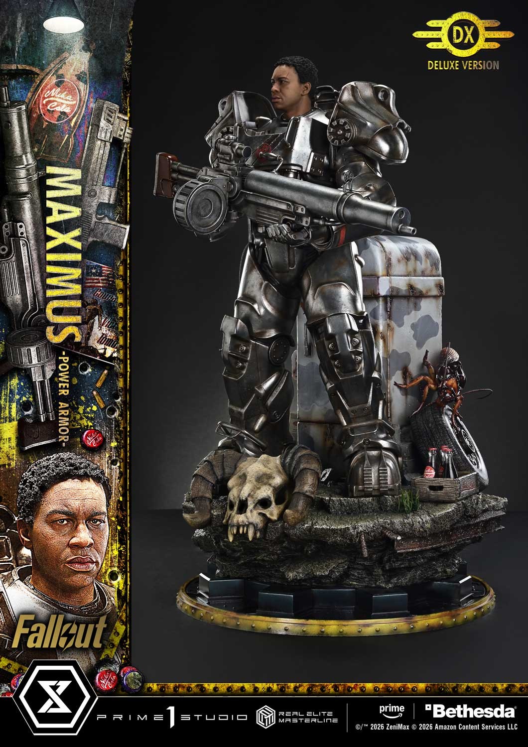 Fallout Maximus Power Armor (Deluxe Version) Quarter Scale Statue  (Prototype Shown) View 13