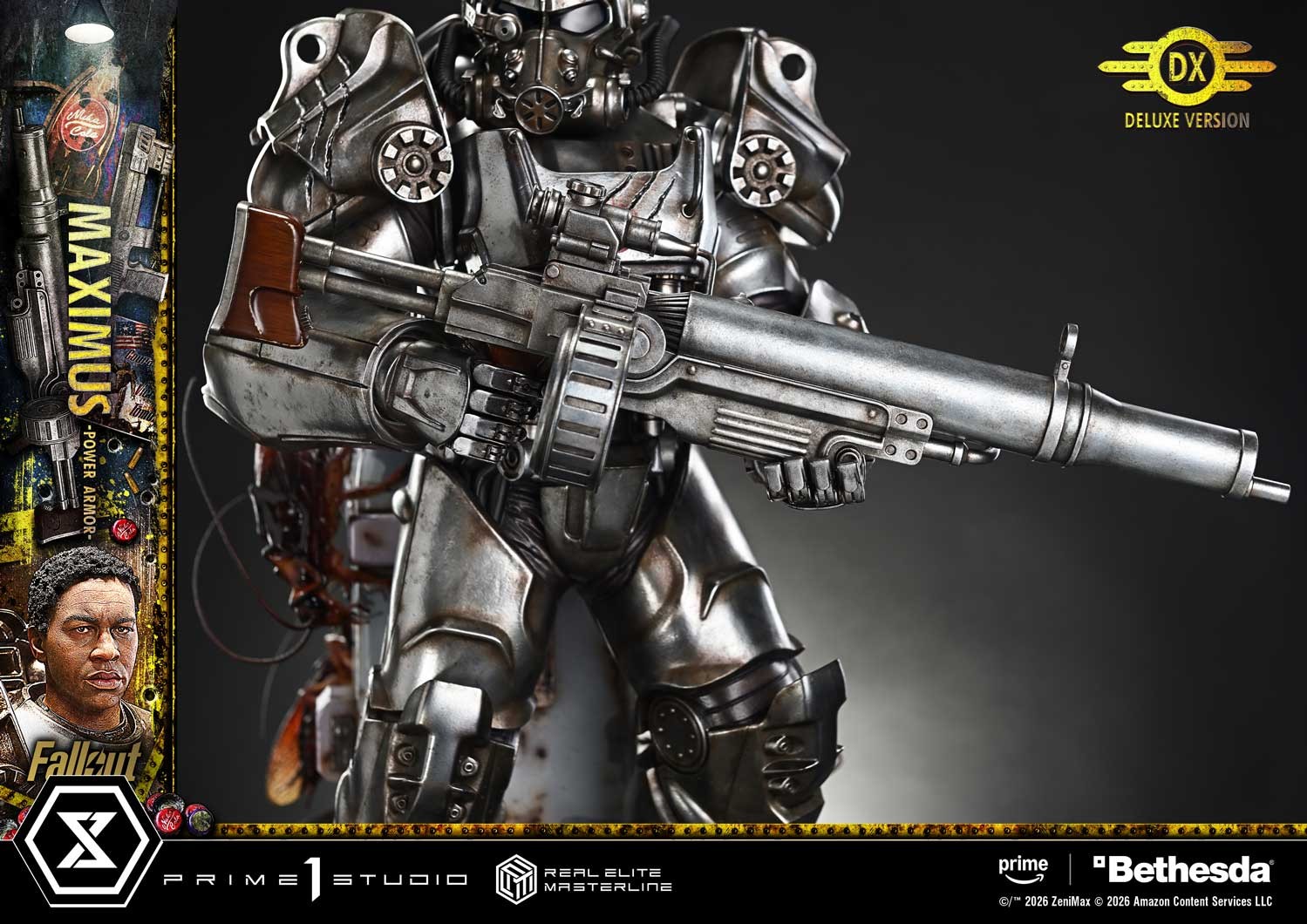 Fallout Maximus Power Armor (Deluxe Version) Quarter Scale Statue  (Prototype Shown) View 14