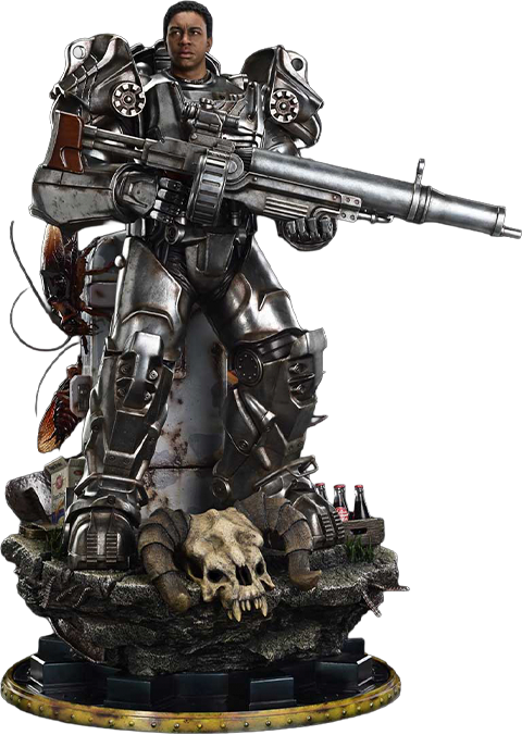 Fallout Maximus Power Armor (Deluxe Version) Quarter Scale Statue  (Prototype Shown) View 16