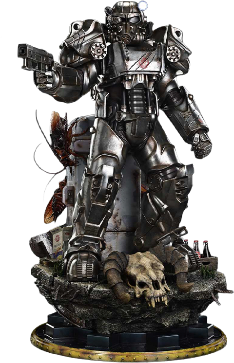 Fallout Maximus Power Armor (Deluxe Bonus Version) Quarter Scale Statue  (Prototype Shown) View 13