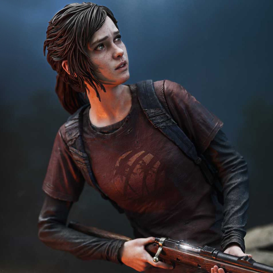The Last of Us Ellie (Bonus Version) Quarter Scale Statue  (Prototype Shown) View 1