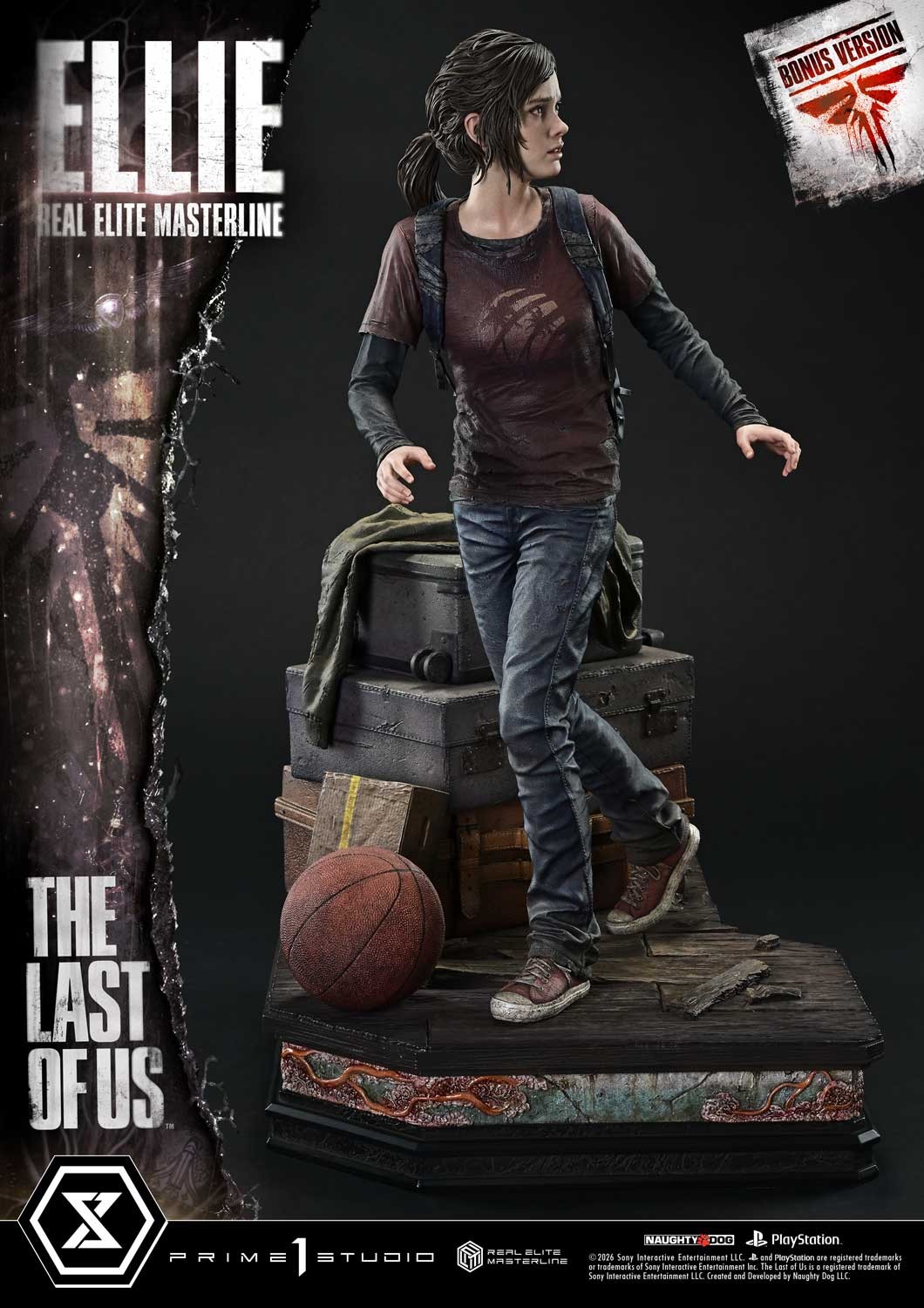 The Last of Us Ellie (Bonus Version) Quarter Scale Statue  (Prototype Shown) View 7