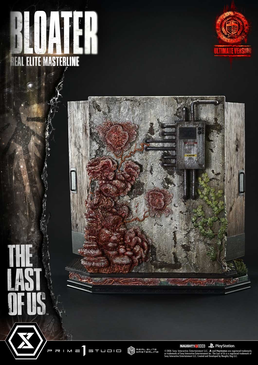 The Last of Us Bloater (Ultimate Version) Quarter Scale Statue  (Prototype Shown) View 12