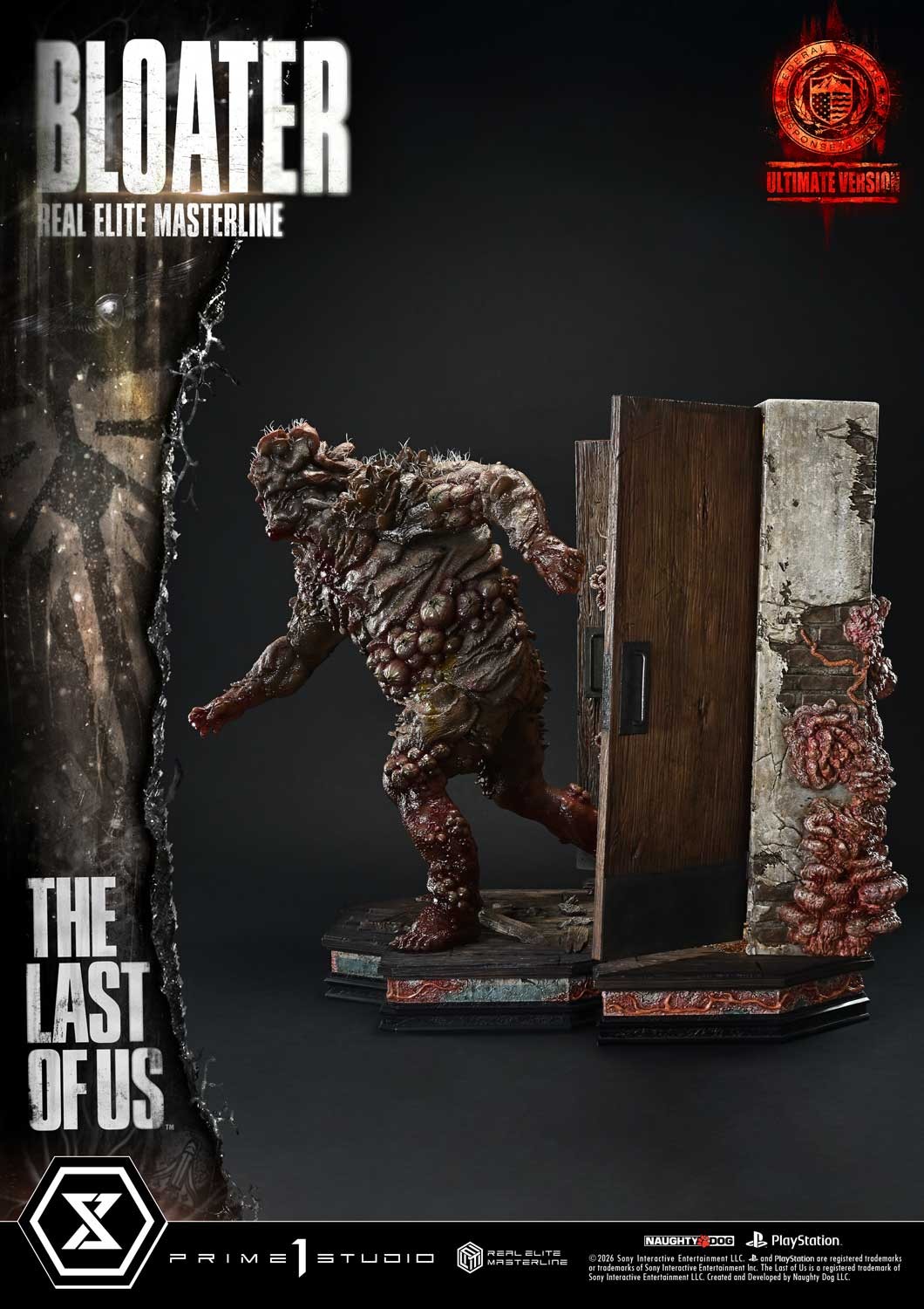 The Last of Us Bloater (Ultimate Version) Quarter Scale Statue  (Prototype Shown) View 13