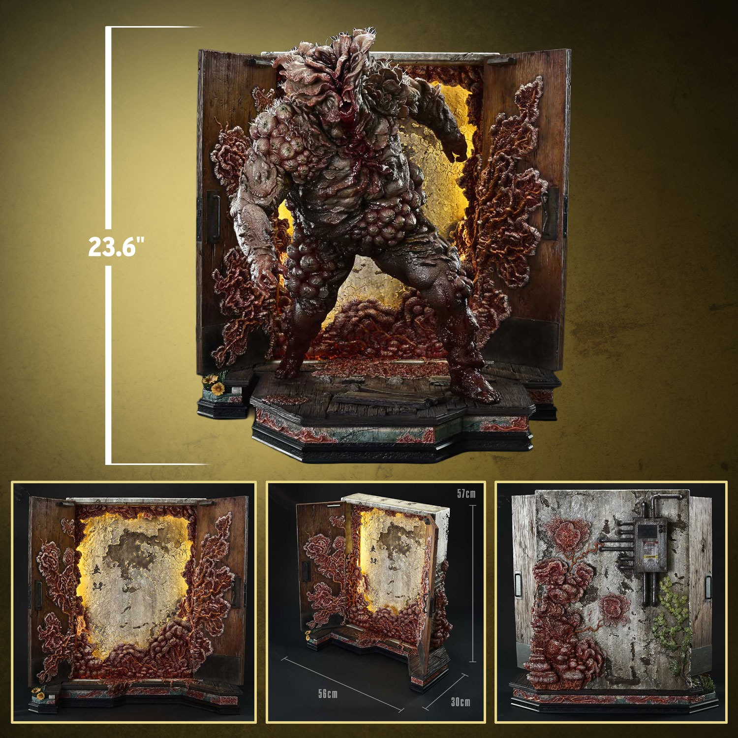 The Last of Us Bloater (Ultimate Version) Quarter Scale Statue  (Prototype Shown) View 2
