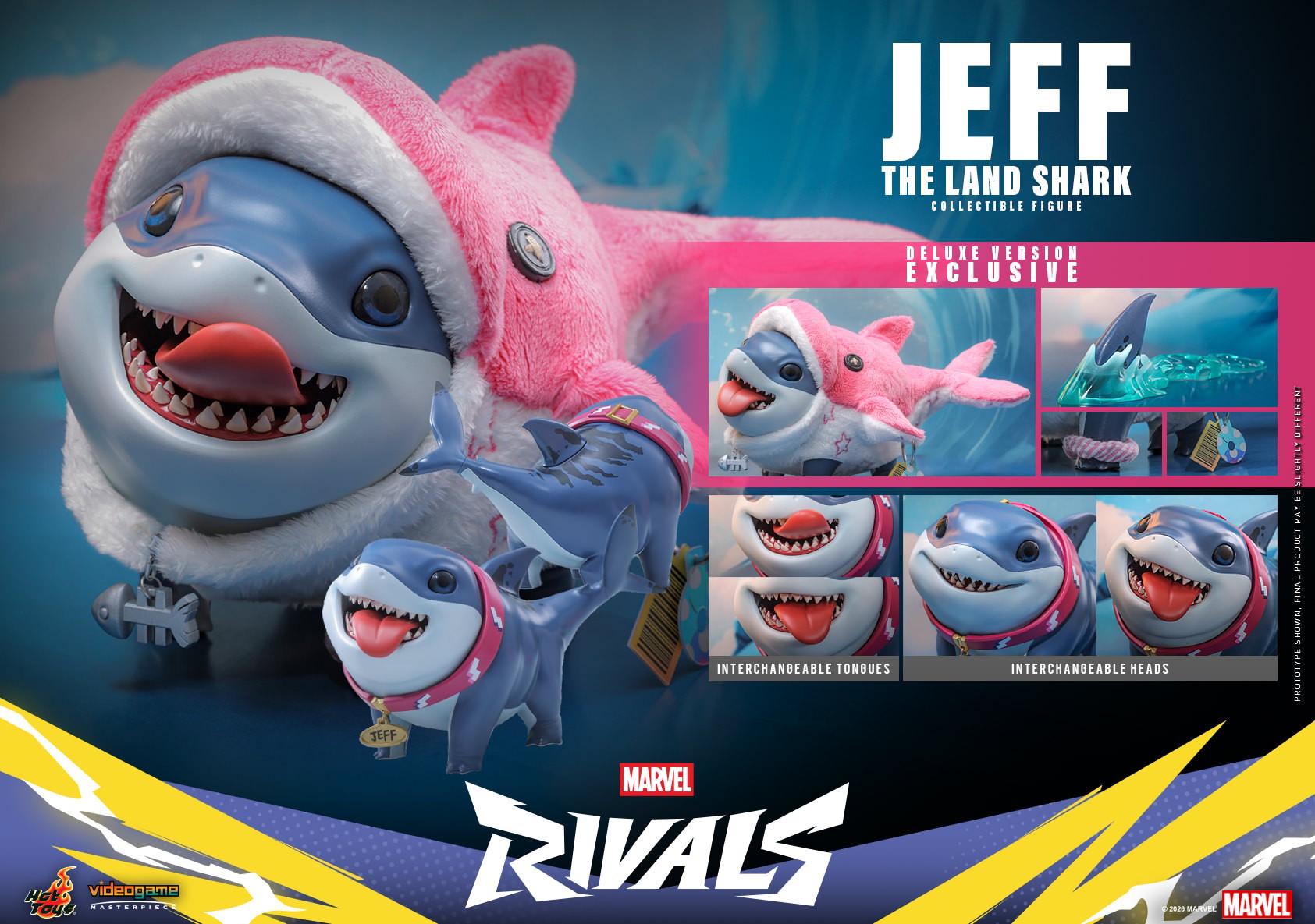 Marvel Jeff in the Shark (Deluxe Version) Collectible Figure  (Prototype Shown) View 15