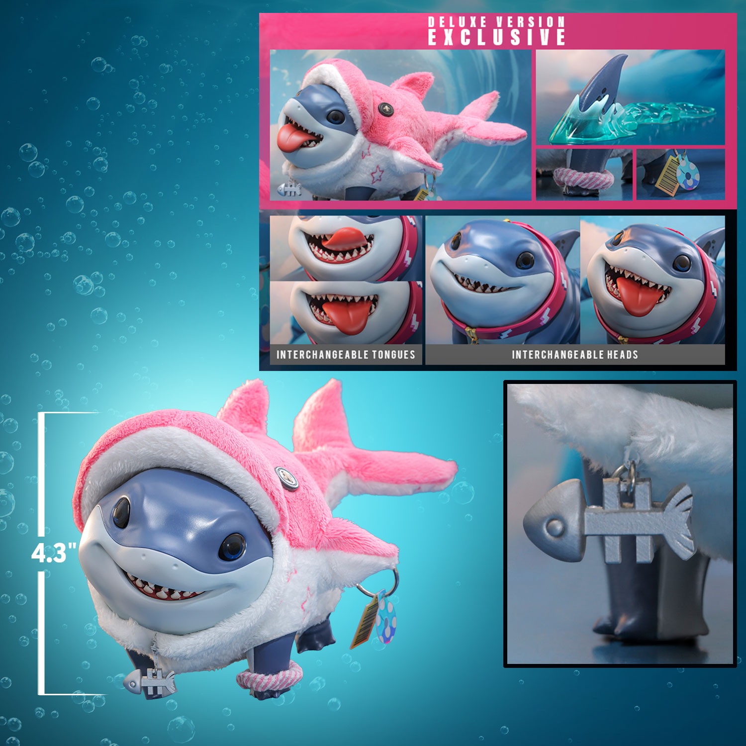 Marvel Jeff in the Shark (Deluxe Version) Collectible Figure  (Prototype Shown) View 2