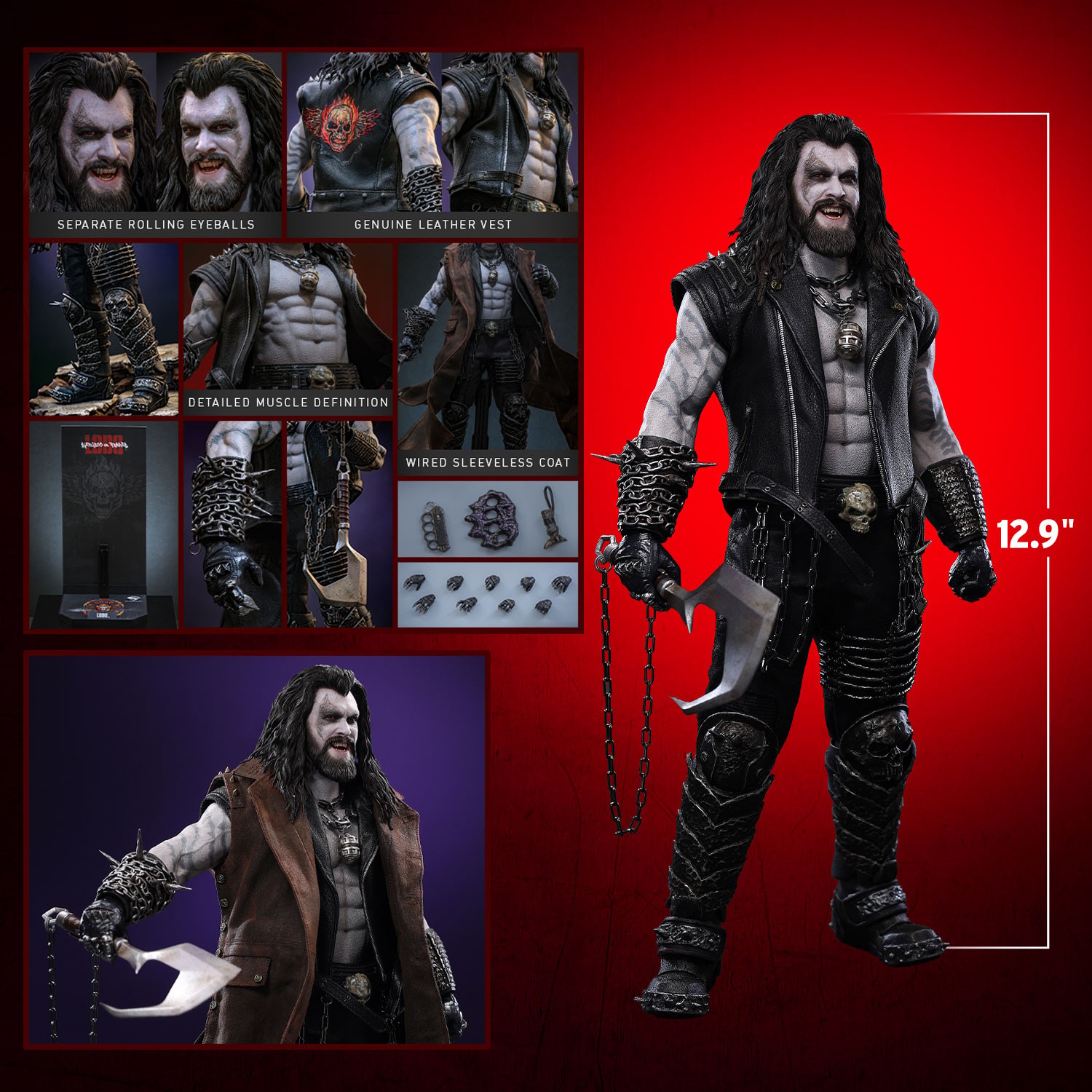 DC Comics Lobo™ Sixth Scale Figure  (Prototype Shown) View 2