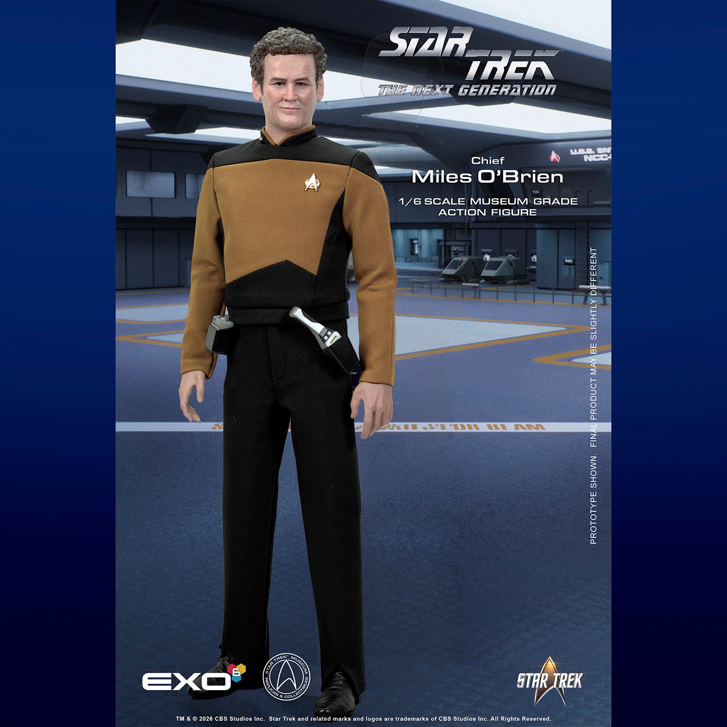 Star Trek Transporter Chief Miles O'Brien (Essential Version) Sixth Scale Figure  (Prototype Shown) View 5