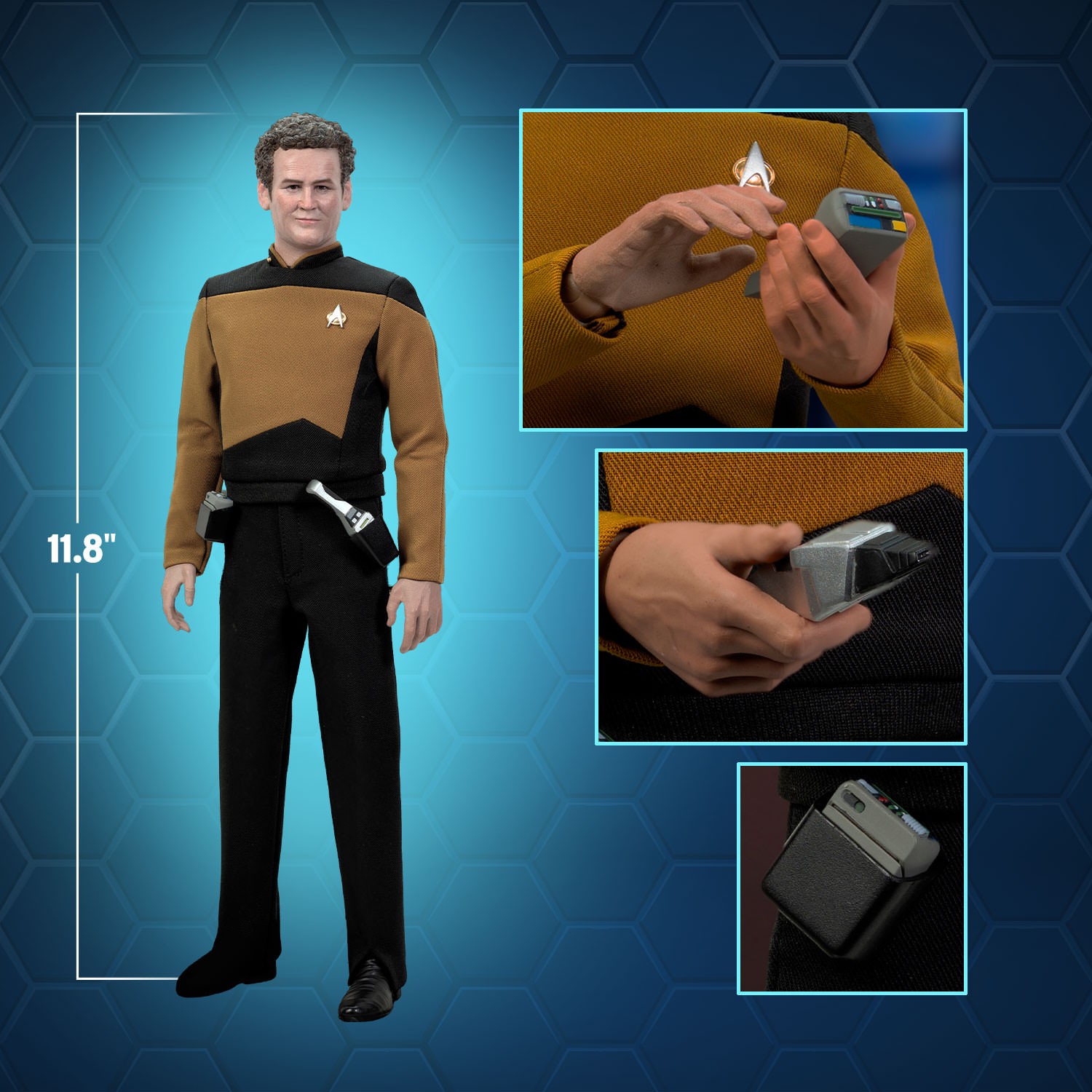 Star Trek Transporter Chief Miles O'Brien (Essential Version) Sixth Scale Figure  (Prototype Shown) View 2
