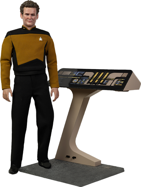Star Trek Transporter Chief Miles O'Brien with Transporter Console Sixth Scale Figure Set  (Prototype Shown) View 12