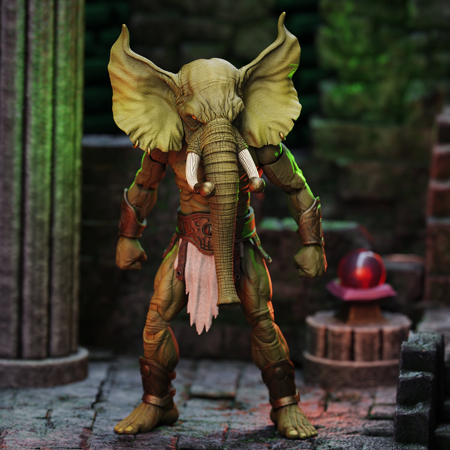 Conan Young Conan and Yag Kosha Action Figure  (Prototype Shown) View 8