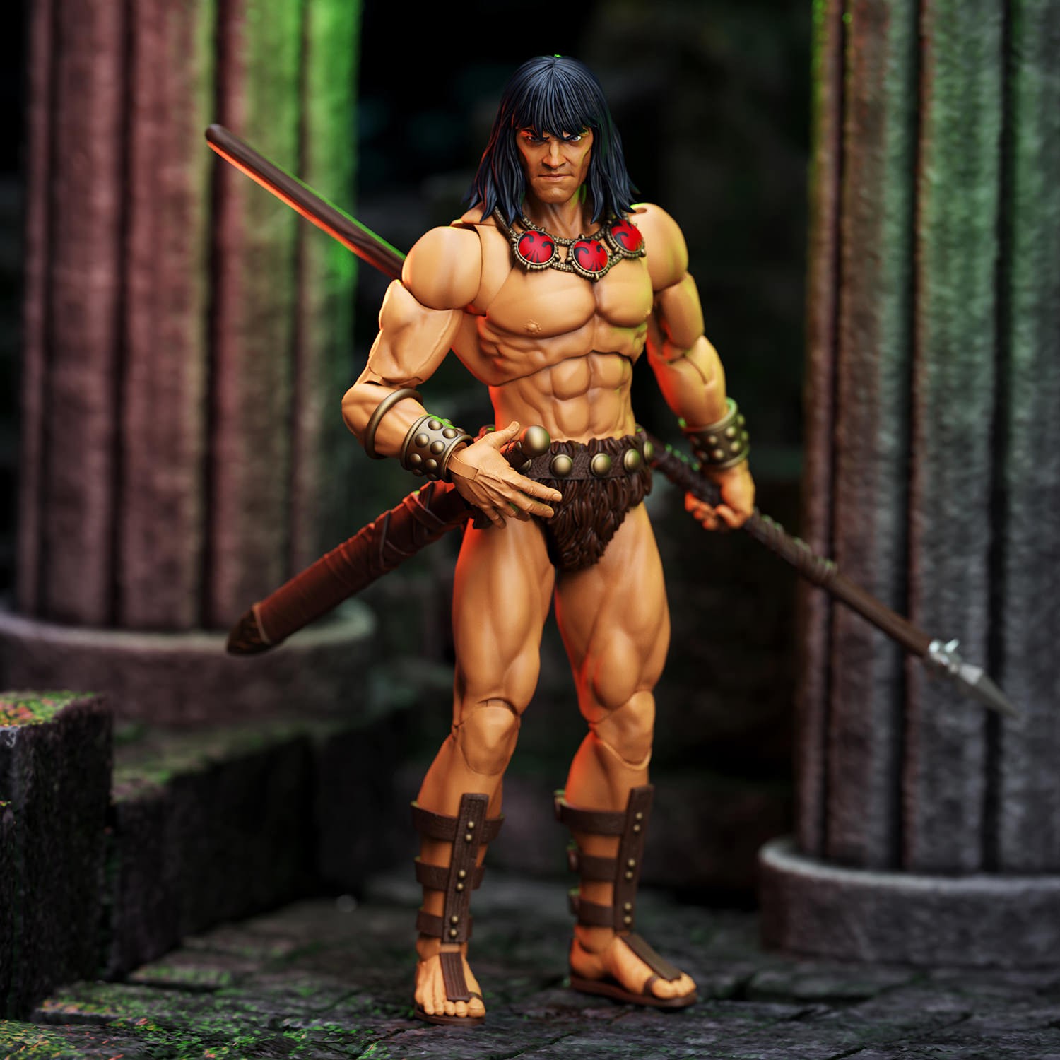 Conan Young Conan and Yag Kosha Action Figure  (Prototype Shown) View 7