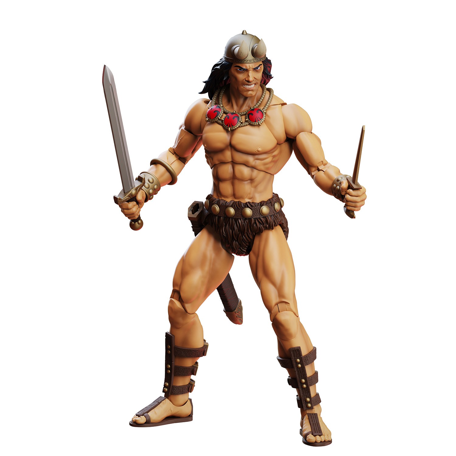 Conan Young Conan and Yag Kosha Action Figure  (Prototype Shown) View 11