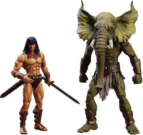 Conan Young Conan and Yag Kosha Action Figure  (Prototype Shown) View 13