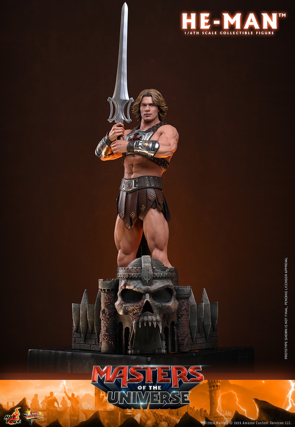 Masters of the Universe He-Man Sixth Scale Figure  (Prototype Shown) View 3