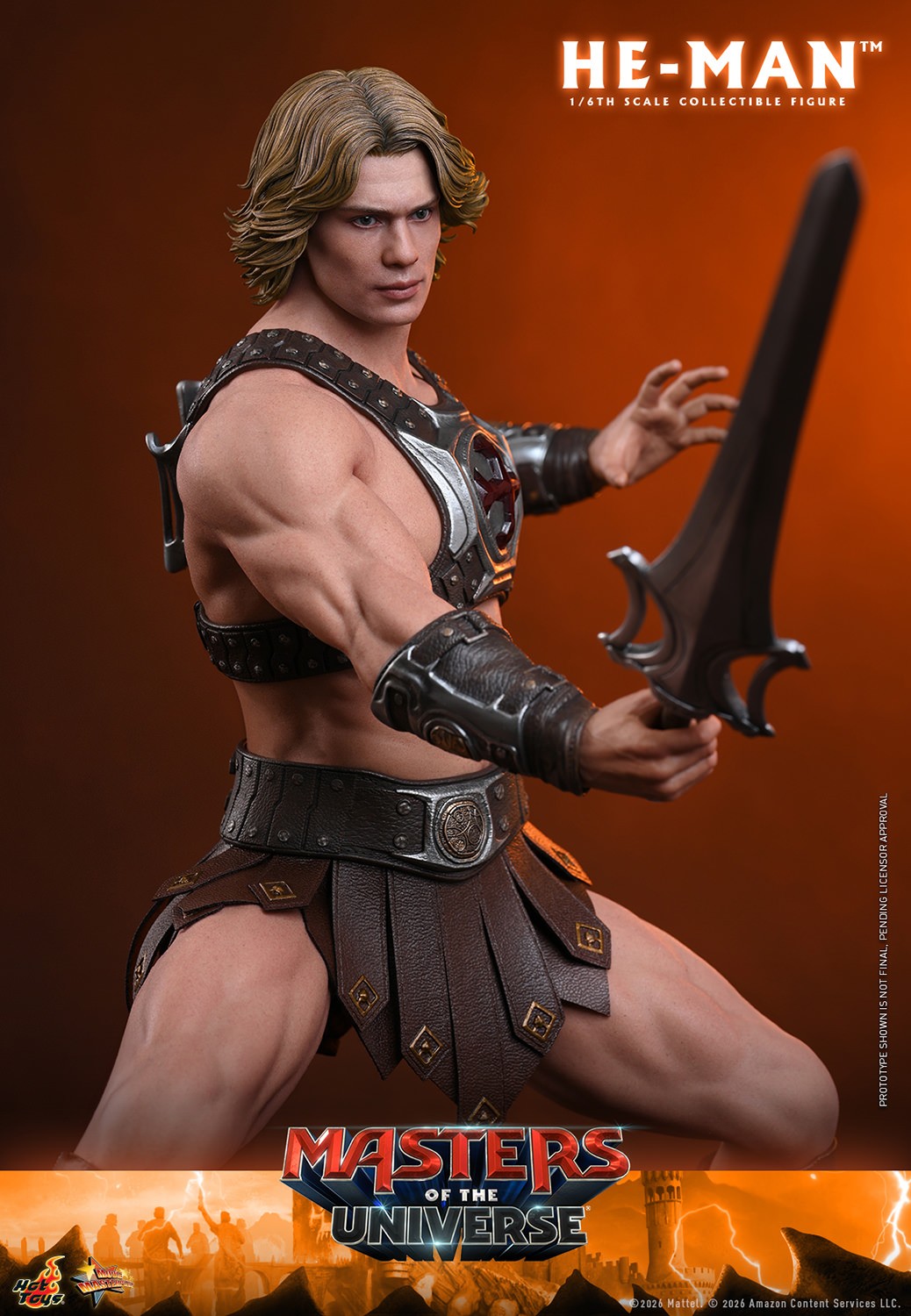 Masters of the Universe He-Man Sixth Scale Figure  (Prototype Shown) View 5