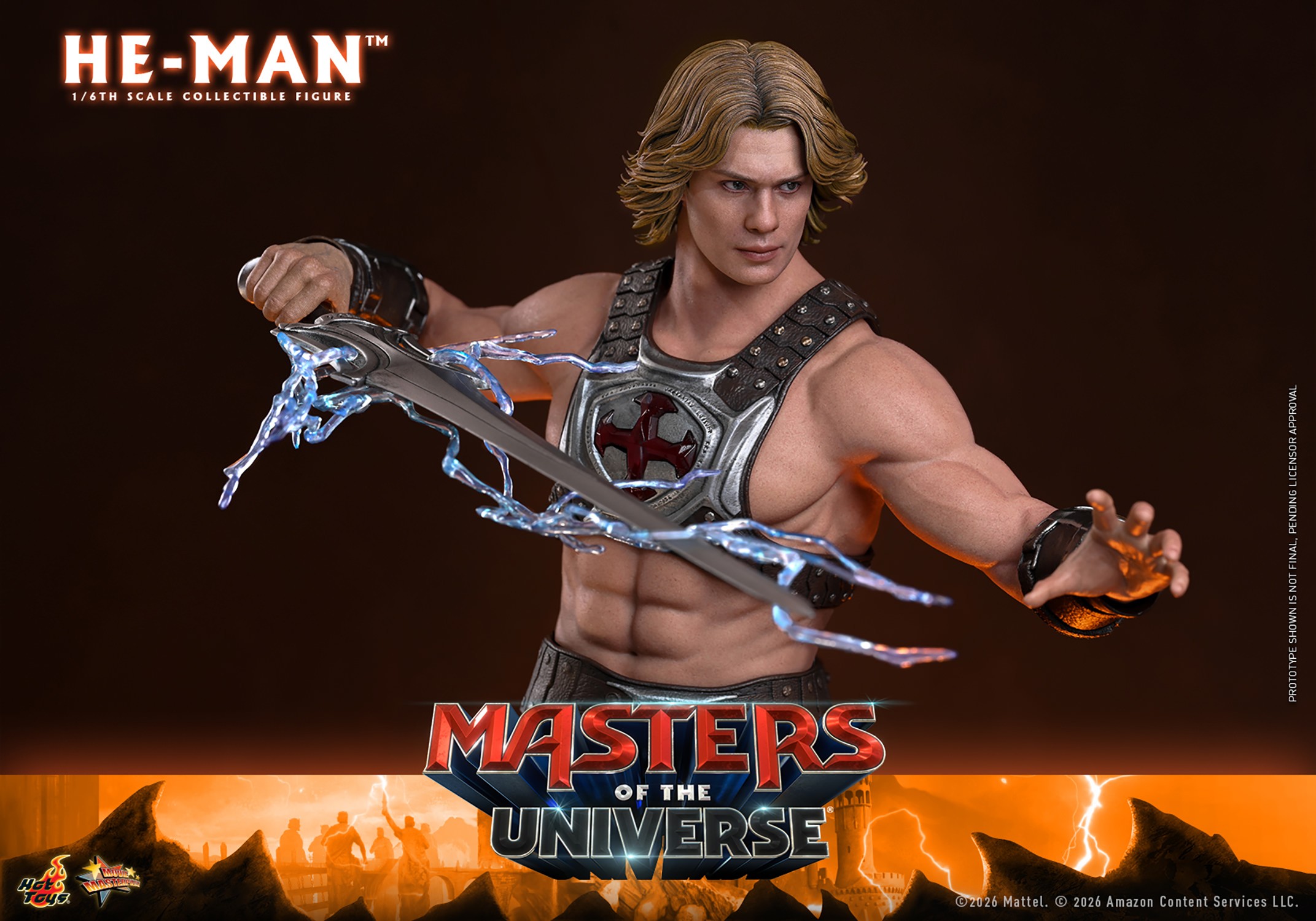 Masters of the Universe He-Man Sixth Scale Figure  (Prototype Shown) View 7