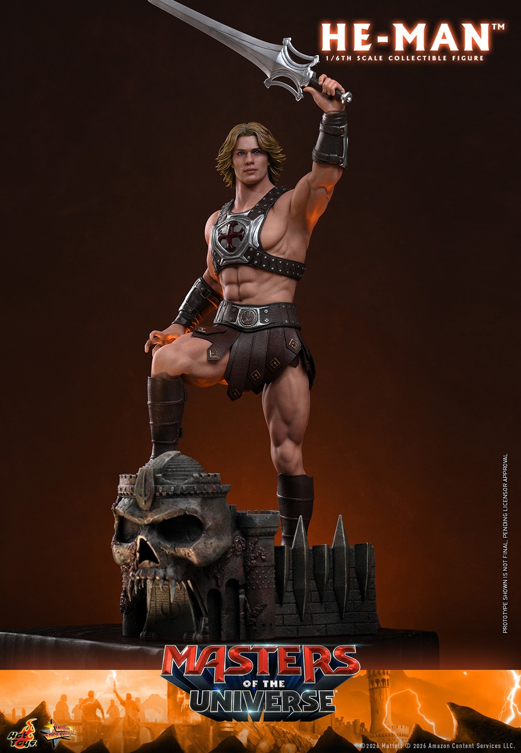 Masters of the Universe He-Man Sixth Scale Figure  (Prototype Shown) View 11