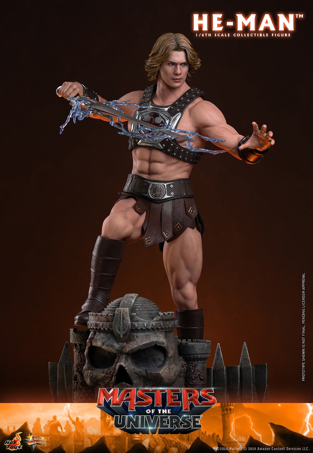 Masters of the Universe He-Man Sixth Scale Figure  (Prototype Shown) View 12