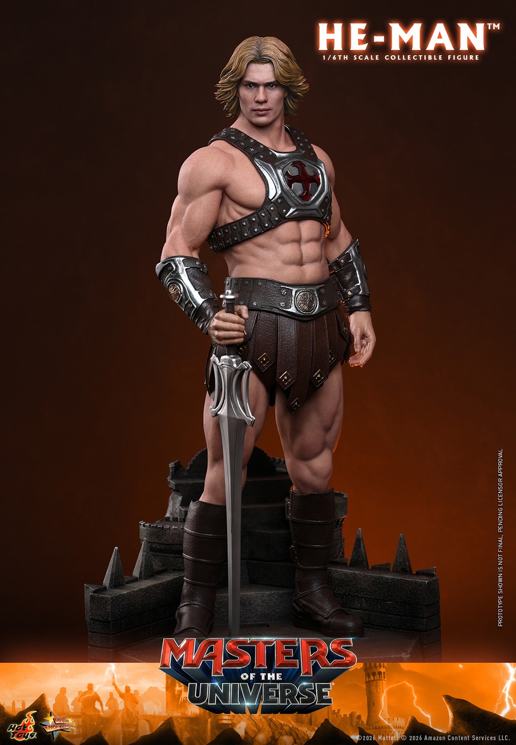 Masters of the Universe He-Man Sixth Scale Figure  (Prototype Shown) View 13