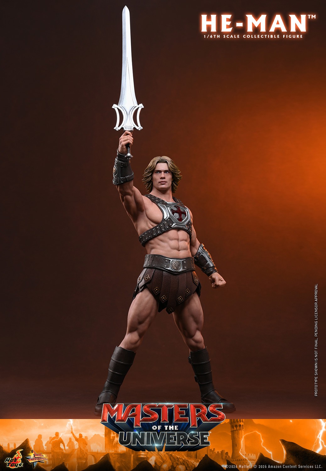 Masters of the Universe He-Man Sixth Scale Figure  (Prototype Shown) View 14