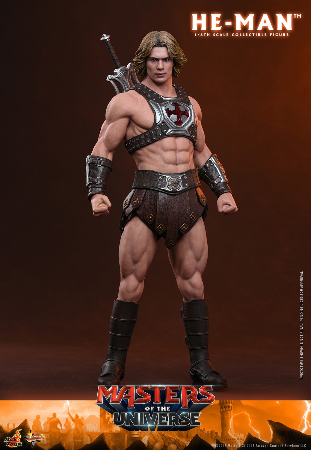 Masters of the Universe He-Man Sixth Scale Figure  (Prototype Shown) View 16