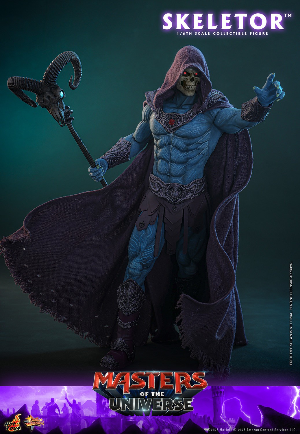Masters of the Universe Skeletor Sixth Scale Figure  (Prototype Shown) View 14