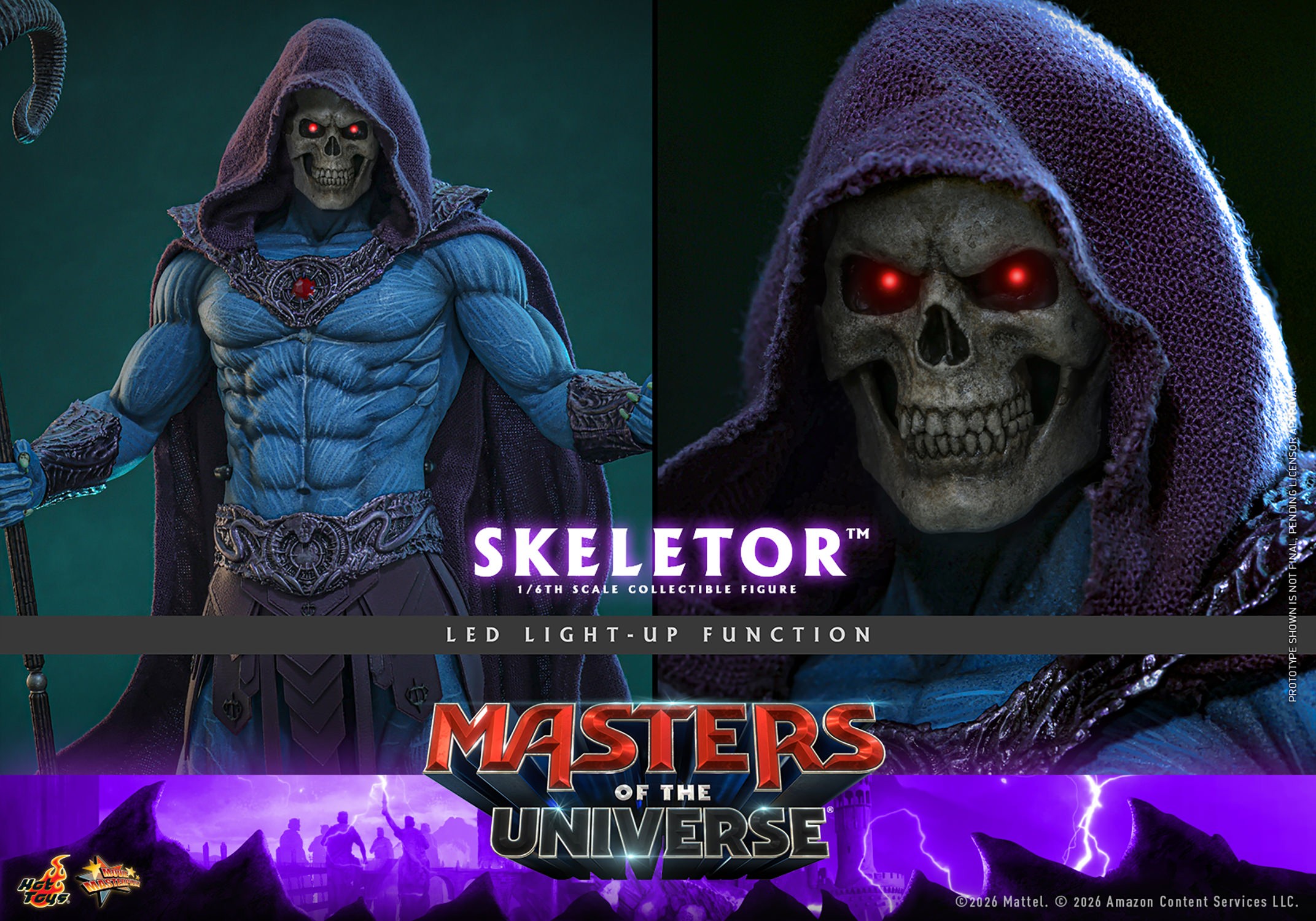 Masters of the Universe Skeletor Sixth Scale Figure  (Prototype Shown) View 20
